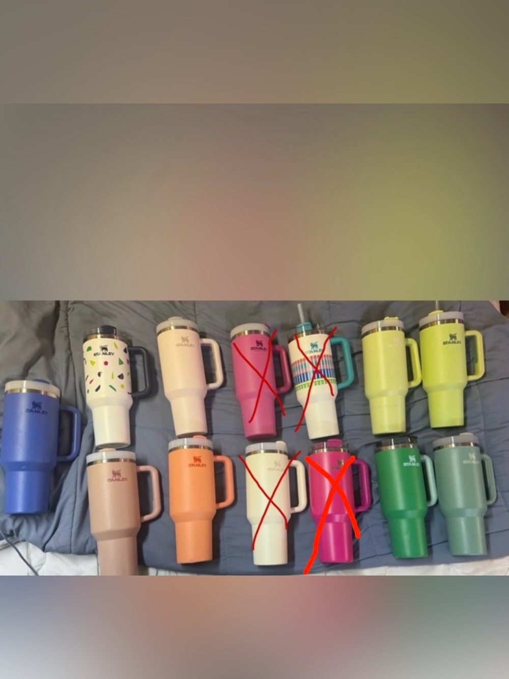 40 oz Stanley Colorful Party Tumblers